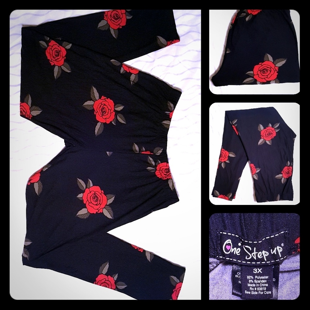 Tattoo Rose Leggings